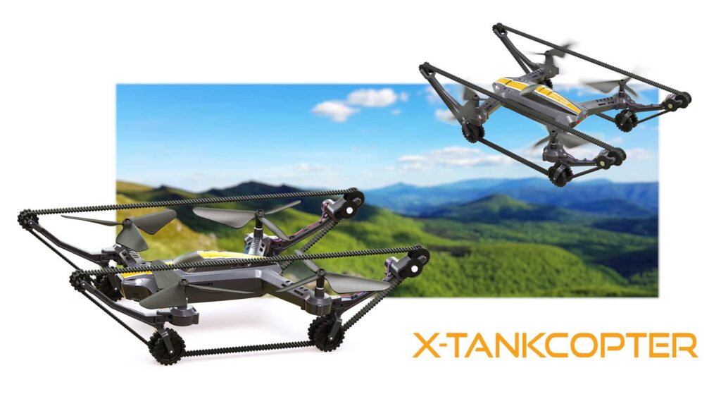 X-TANKCOPTER z aparaturą — zestaw dla dystrybutora