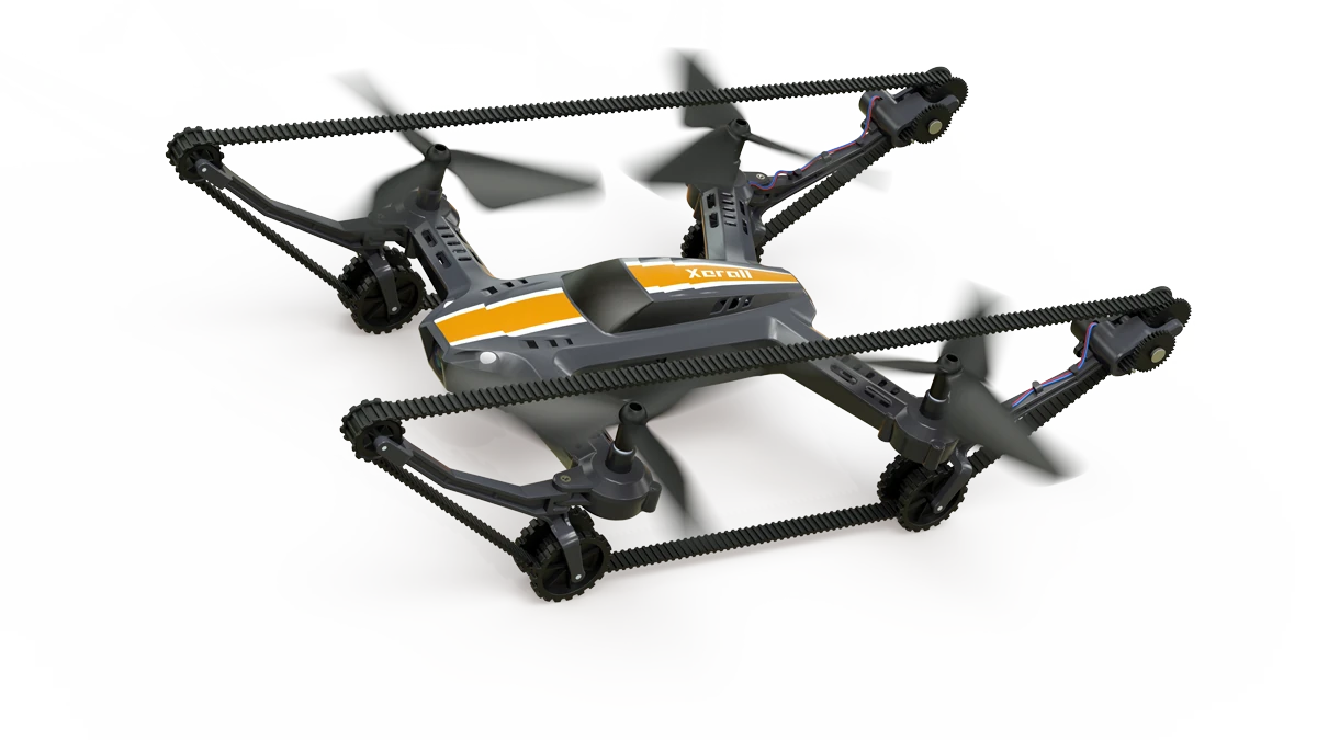 X-TANKCOPTER — the Xerall drive-and-fly drone